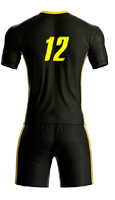 חליפת כדורגל שחור צהוב