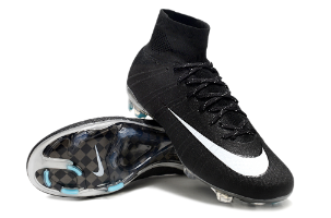 נעלי כדורגל רונאלדו Nike Air Zoom Mercurial  שחור לבן