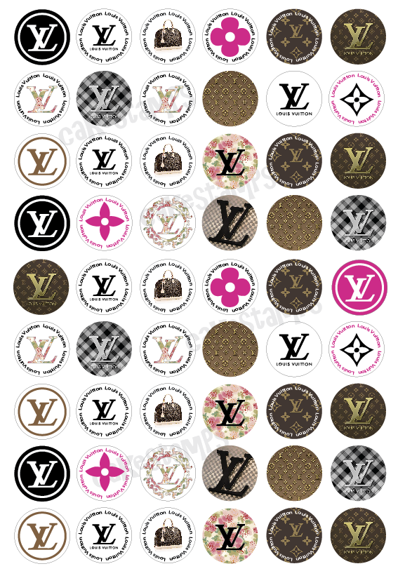 LV Multi Sticker Sheet
