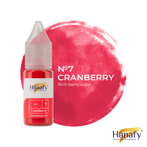 מס' 7 קרנברי – Cranberry | פיגמנט לשפתיים | 10ml