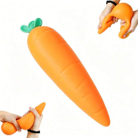 סקווישי נידו גזר ענקי 23 ס''מ מעיכה רכה - Giant Carrot Nido Squishy - 128-42