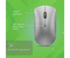 עכבר אלחוטי שקט Lenovo 600 BT Silent Mouse