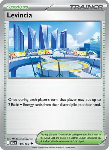 קלף בודד single פוקימון - levincia - Journey Together - 150/159