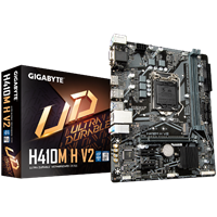 לוח אם אינטל דור 10 Gigabyte H410M H V2 1.7 Micro-ATX LGA1200