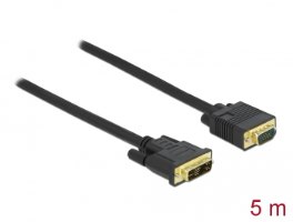 כבל מסך Delock Cable DVI 12+5 Male To VGA Male 5 m