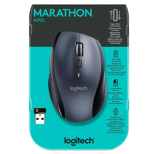 עכבר אלחוטי - Logitech Marathon M705