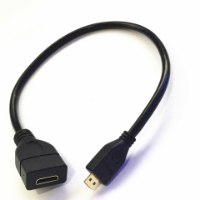 כבל מתאם HDMI נקבה לחיבור Micro HDMI זכר באורך 0.2 מטר