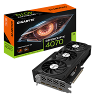 כרטיס מסך Gigabyte RTX 4070 WindForce OC 12GB