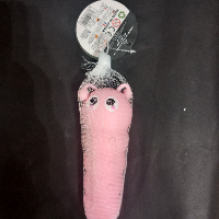 סקווישי  נידו בצורת תולעת להפגת מתחים  -  Squishy Nido  Worm