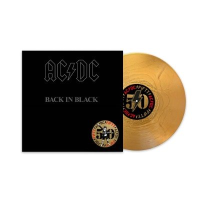 AC/DC / BACK IN BLACK -  GOLD VINYL