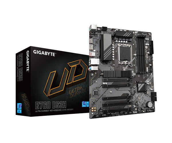 לוח אם אינטל Gigabyte B760 DS3H DDR5 ATX DP HDMI LGA1700