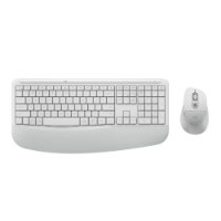 מארז מקלדת ועכבר אלחוטי צבע אוף וויט Logitech Signature Comfort Plus Combo MK880 – מקלדת ועכבר אלחוטיים תואמים בצבע אוף