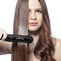 מחליק שיער מקצועי בעל טכנולוגית מיקרו אדים - Silk & Smooth Hair Straightener