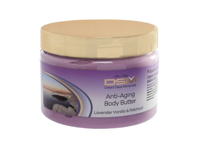 anti-aging body butter חמאת גוף לבנדר וניל  פצ'ולי