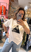 חולצת קרינה לבנה