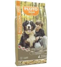 מזון פלוטו לכלבים בקר עוף הודו 20 קג - PLUTO ADULT BEEF CHICKEN TURKEY 20KG
