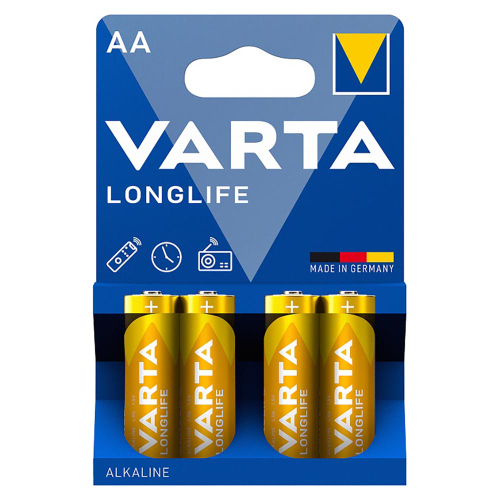 VARTA - מארז 4 סוללות Longlife AA