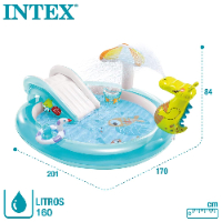 אינטקס - בריכת פעילות תנין - 57165  INTEX