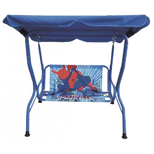 ספיידרמן - נדנדה ספסל כחולה לחצר לילדים - Spiderman