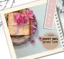 מחברת מתכונים לפסח