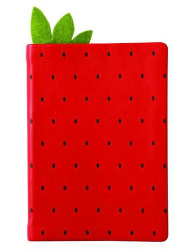 מחברת A6 מעוצבת תות שדה Juicy Strawberry