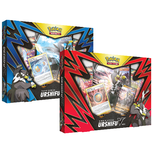 קלפי פוקימון מארז אורשיפו וי בוקס  Pokemon TCG: Rapid Strike / Single Strike Urshifu V Box