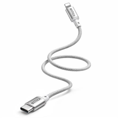 כבל שזור PD Lightning באורך 1 מטר דגם Shielded מבית BeeTech