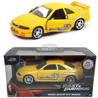 ג'אדה מהיר ועצבני - דגם מכונית ניסאן - 1:32 JADA FAST FURIOUSB NISSAN  SKVLINE GT-R BCNR33