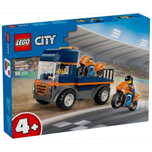 לגו סיטי - משאית להובלת אופנועים - 60491 LEGO