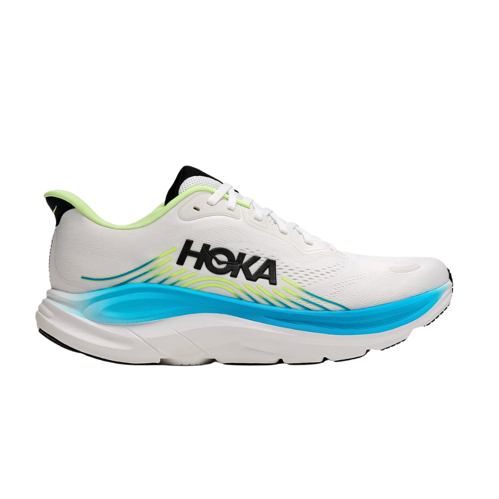 HOKA CLIFTON WIDE 11 - נעלי ספורט גברים הוקה קליפטון 11 רחבות בצבע פרוסט/שחור