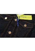 VERSACE JEANS Women's Blue Denim Jacket Size M