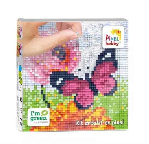 פרפר - תבנית 12/12 ס"מ | פיקסל הובי