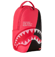 ספריגראונד -sprayground shark central pink slice backpack