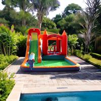 מתנפח מים גדול מגה פארק מגה אקטיבי W5529 מבית Jumpy Jump