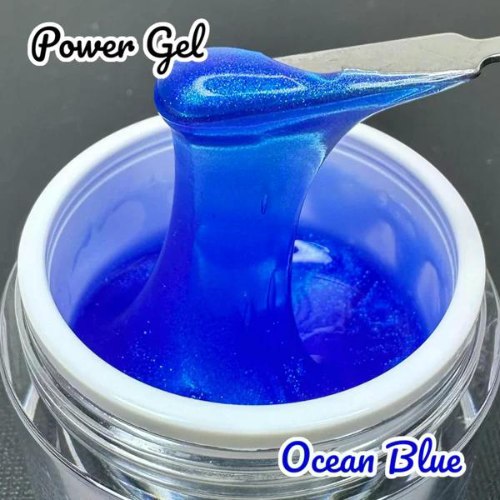 ג'ל בניה כחול אוקיינוס POWER GEL BUILDER GEL OCEAN BLUE
