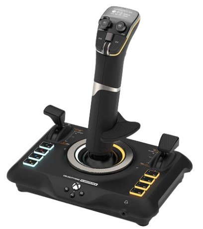 בקר טיסה Turtle Beach VelocityOne Flightstick עם 8 צירים ותצוגת OLED ל-PC/Xbox