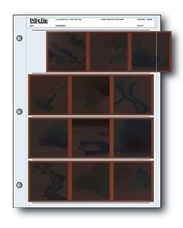 Printfile 120-4B Negative sleeves 120 שרוולי אחסון 120 מדיום פורמט 6x6 חבילה של 100 דף