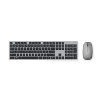 סט מקלדת ועכבר אלחוטי ASUS W5000 שחור/לבן/אפור