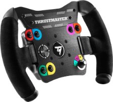 הגה מרוצים Thrustmaster TM Open Wheel Add-On Xbox/PS/PC – הגה שחור עם כפתורים צבעוניים רבים ומשטח כיוונים במרכז