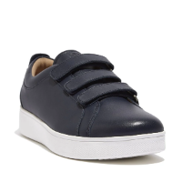 Fit Flop Rally Quick Stick Leather Sneakers Midnight Navy נעלי פיט פלופ כחול נייבי