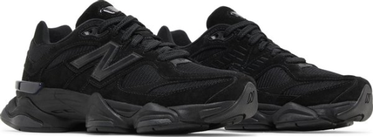 New Balance 9060 Triple Black Suede