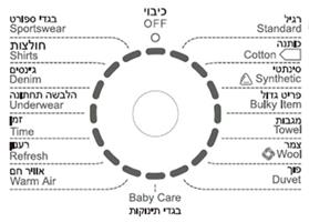 מייבש כביסה Germaine GM-808S5W עם מסך דיגיטלי חכם