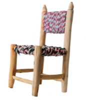 כסא ילדים עץ ושטיח
