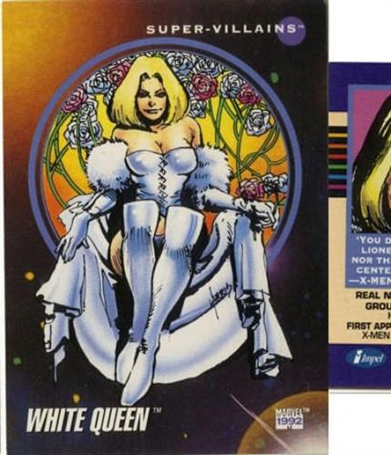 קלף בודד מארוול marvel - white queen - Universe Series 3 - 123