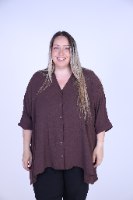 חולצת סימון חומה