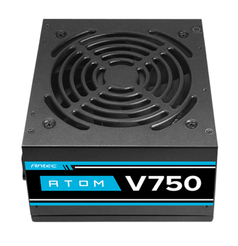 ספק כוח ANTEC ATOM V750 Active PFC 120MM silent fan non-mudular