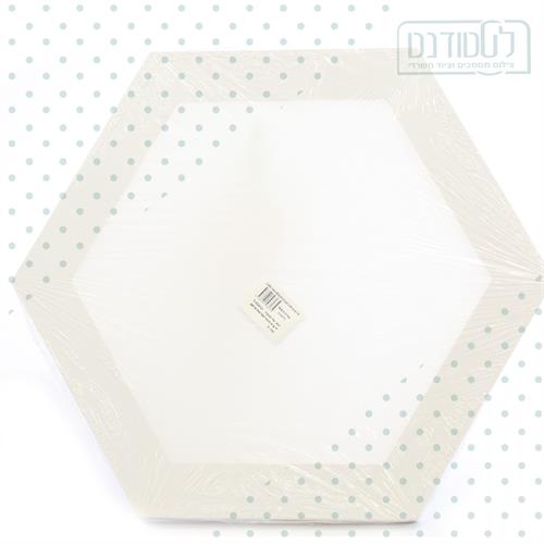 קנווס לב/משושה  30 ס"מ