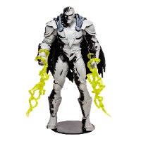 דמות אקשן בלאק אדם 18 ס"מ DC direct Black Adam Line Art Variant Figure w/Comic