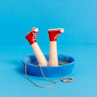 ארגונית פורצלן לתכשיטים סניקרס Happy Legs Urban - מארז לא מושלם