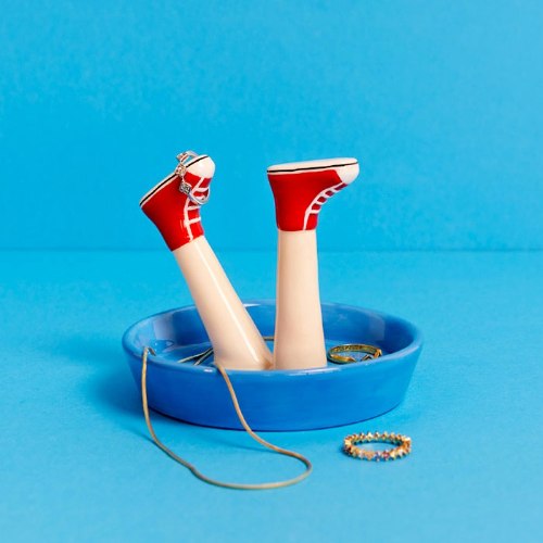 ארגונית פורצלן לתכשיטים סניקרס Happy Legs Urban - מארז לא מושלם